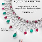 Chantal Beauvois HVMC bijoux Monaco enchères juillet 2013 Fouquet Lalique webb van cleef cartier bulgari