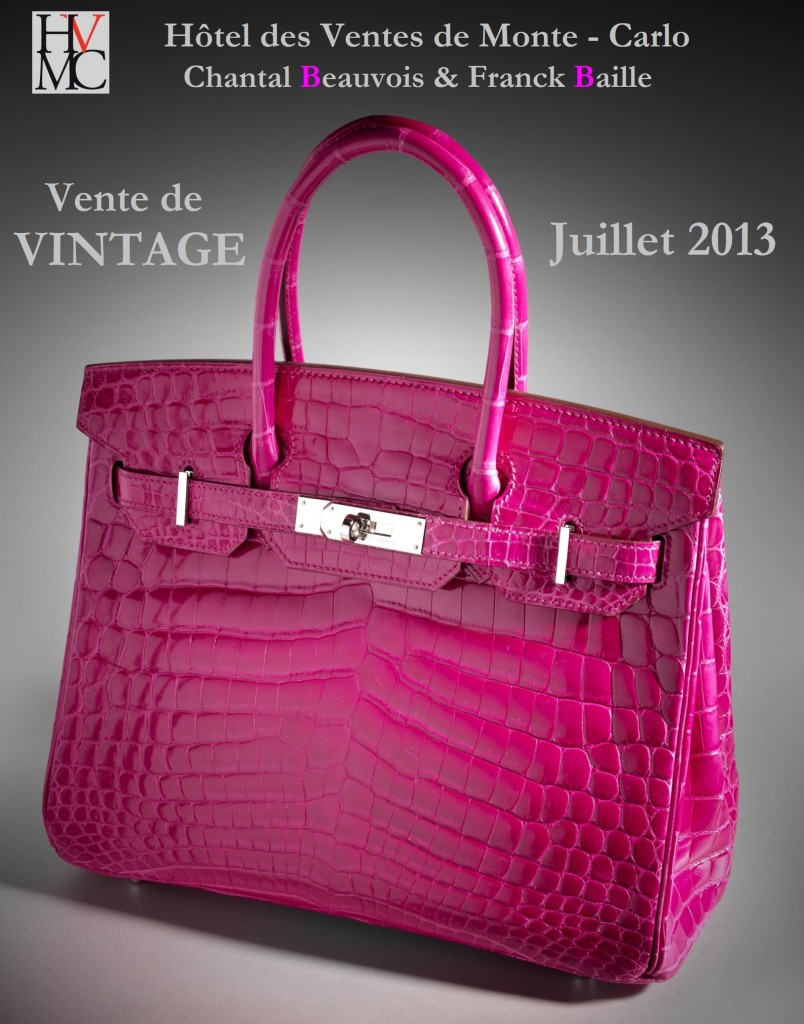 Vintage Hermes kelly birkin Chanel HVMC sacs Monaco enchères